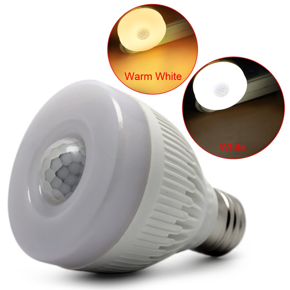 Acryl sensor lamp E27 5W Nacht Lamp PIR Infrarood Motion Sensor Detection LED Lamp Licht Gang Hal Garage Badkamer