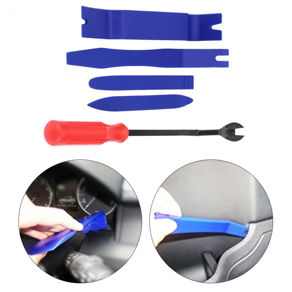 5pcs/set Plastic Pry Tool Trim Dashboard Door Clip Panel Removal Installer Opening Repair Tool for PC Phone Disassembly Set