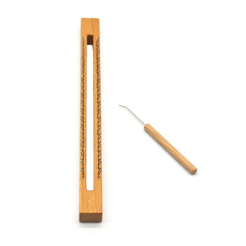 36 Pins Wooden Knitting Loom Board Hook Needle DIY Craft for Sock Hats Scarves