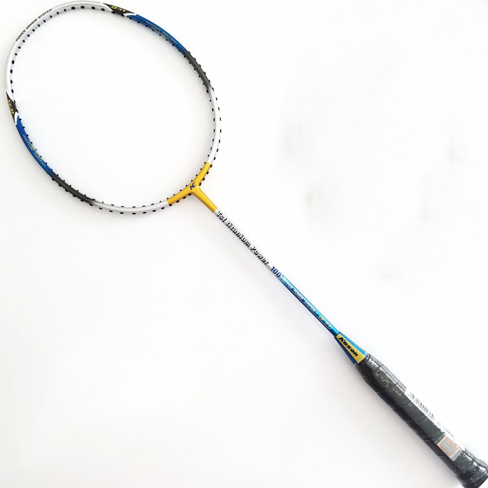 Badminton Racket TSF100ti Full Carbon 105LTD Ultra Light Badminton Racket 3U Free Shot Bag -40: 100TI blue gold