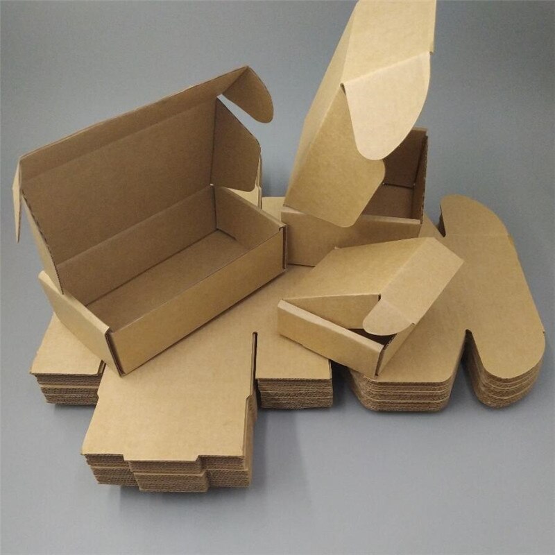 Small paper boxes business box corrugated cardboard boxes packaging Blank corrugated carton business mailing box
