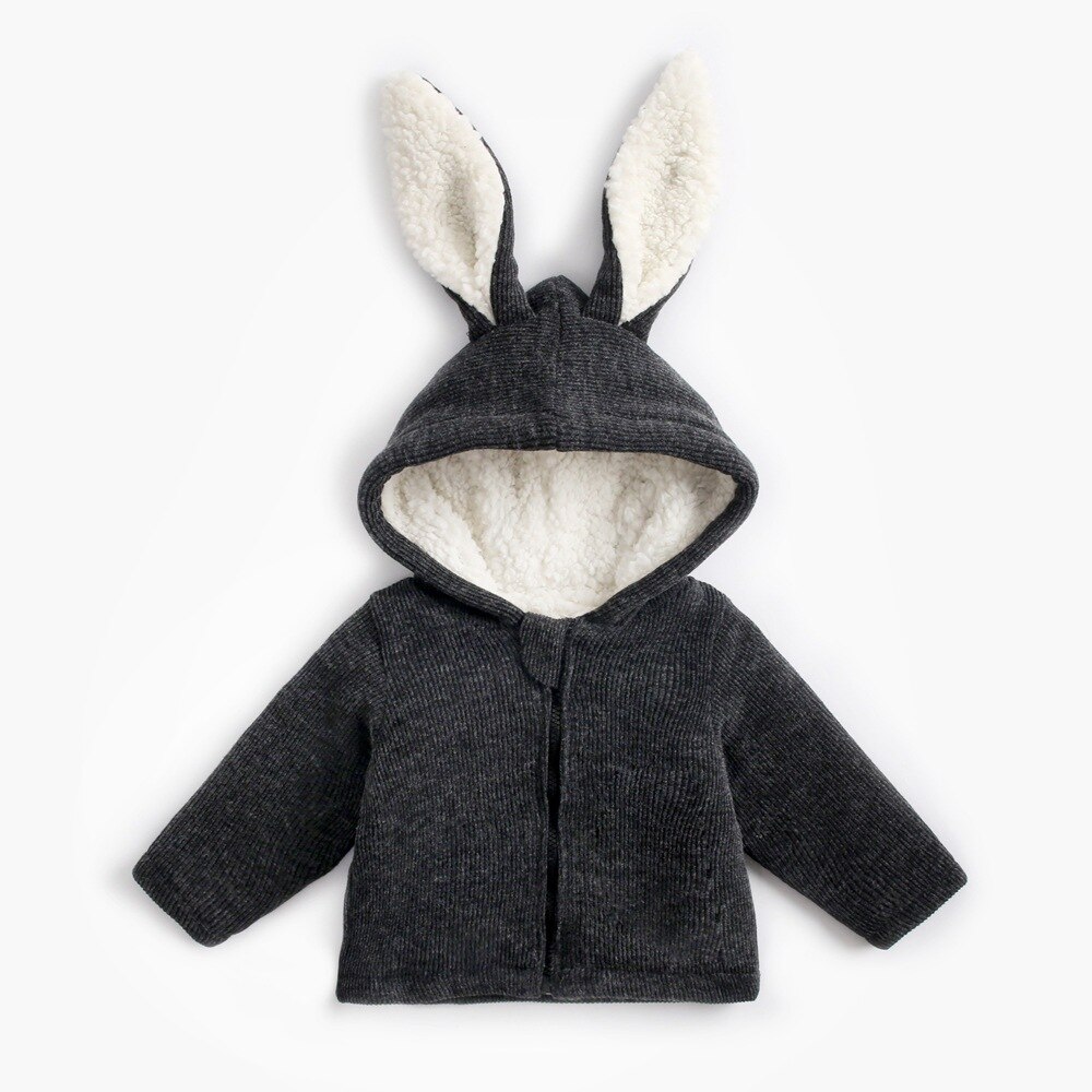 Babyjacka pojk- och flickfleece vinter vår höst kappa baby ytterkläder 8 bb 013