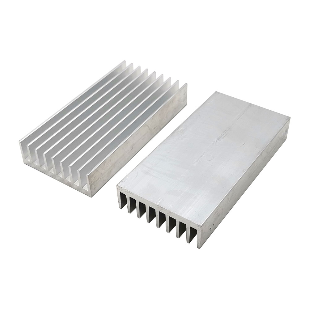 2 stk 100 x 50 x 17mm aluminium køleplade køleplade til led lys lampe høj termisk ledningsevne led radiator elektronik køleplader