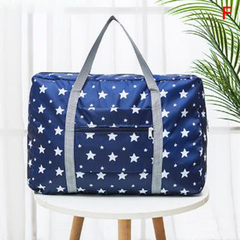 Folding Travel Bag Large Capacity Waterproof Bags Tote Large Handbags Travel Bag: F