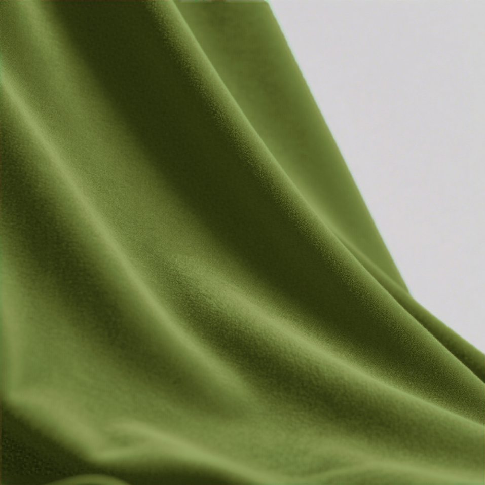 1 tela de terciopelo para bolso DIY, fondos de vestido Formal decoración para de boda cortina de tela Drap Material DIY hecho a mano: Hierba verde / 2 Yardas