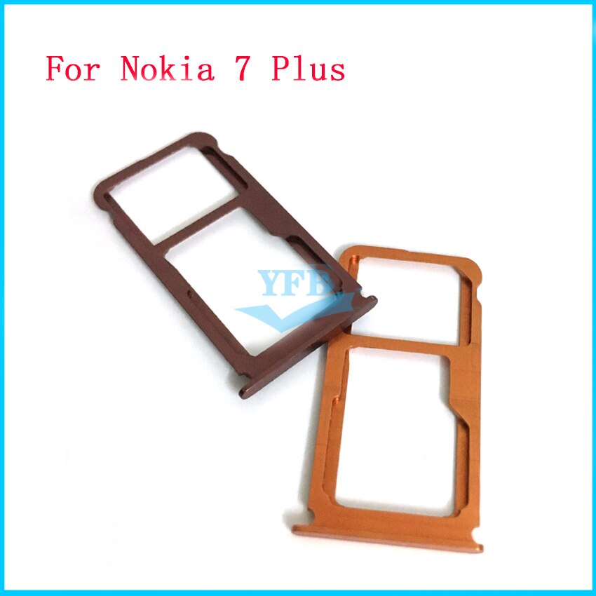 Sim Kaart Lade Houder Voor Nokia 6 N6 Ta-1000 Ta-1003 7 Plus 8 Sd Slot Houder vervanging Reparatie Deel