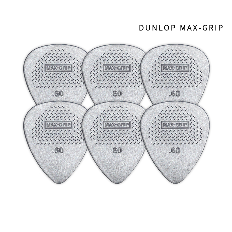 Dunlop plectrum . 449r max-grip nylon halkfri plektrum för akustisk gitarr. tjocklek 0.6/0.73/0.88/1.00/1.14/1.50mm.: Blå