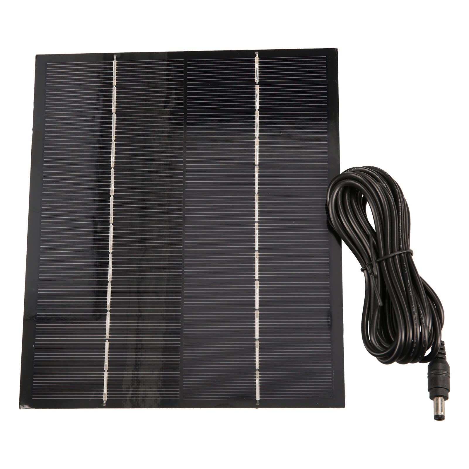6W 12V 500mA Zonnepaneel Met 9.84ft Dc Output Monokristallijn Silicium Zonnecel Diy Waterdichte Camping Power Solar panel