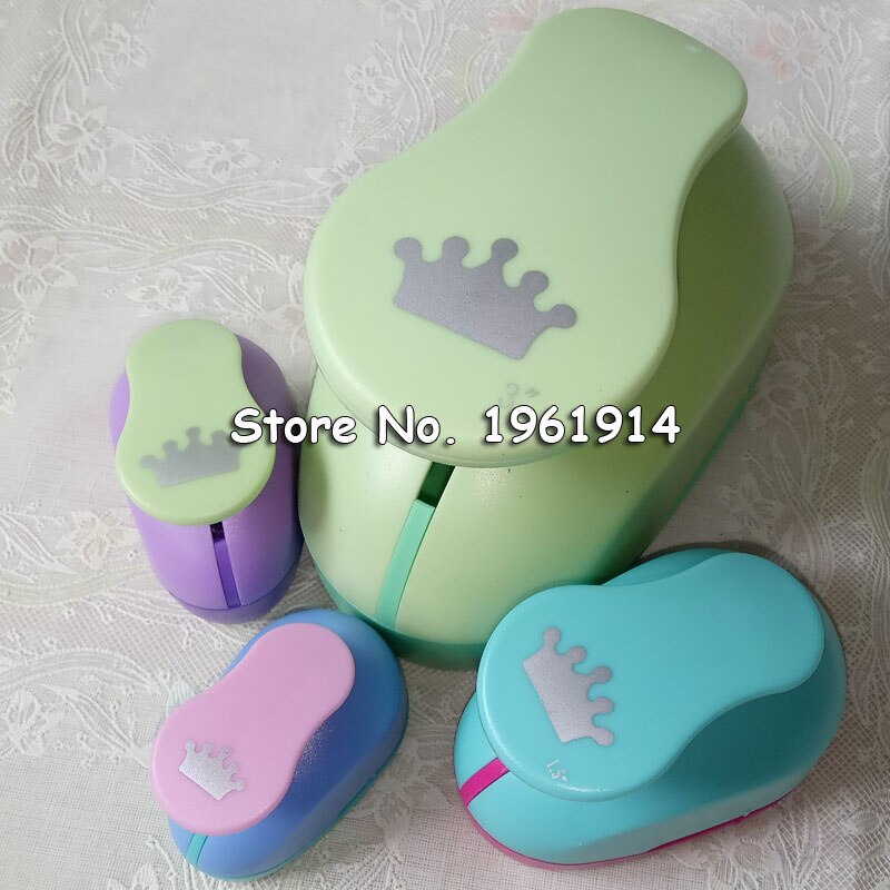 4PCS (3",1.5",1",5/8") Circle craft punch set cortador de papel de scrapbook school paper foam Round hole punches