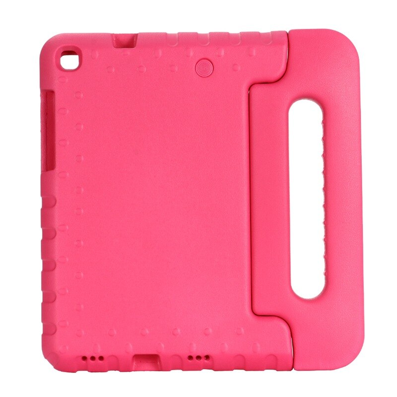 Case Voor Samsung Galaxy Tab Een 8.0 Sm T290 T295 T297 Hand-Held Shock Proof Eva Full Body cover Handvat Stand Case Voor Kinderen: Rose Rood