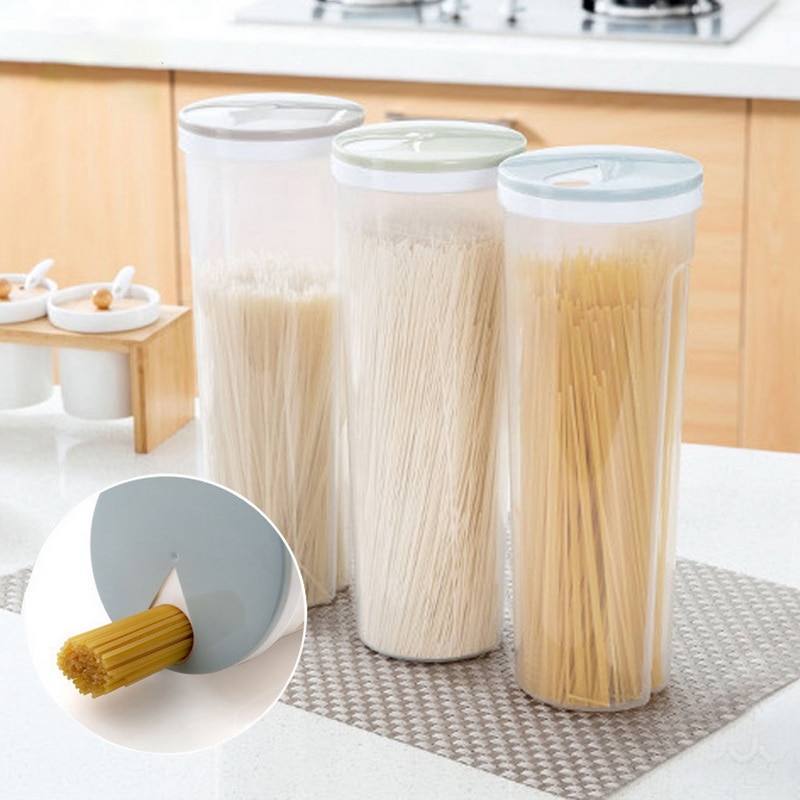 1pc oppbevaringsbokser spaghetti bestikk nudel oppbevaringsboks multifunksjonelle spisepinner matbeholderposer hjemme kjøkkenbeholdere