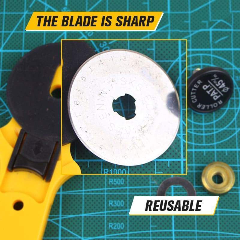 Quilting Rotary Cutter Tool for Leather Tools Circular Quilting Cutting Patchwork Cut Tool Fabric Cutting Knife Paper Arts Home