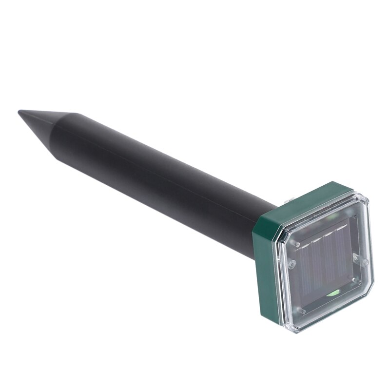 Mole Repellent, 4 Pack Ultrasonic Animal Repellent Solar Powered Gopher and Vole Chaser Humane Rodent Repellent