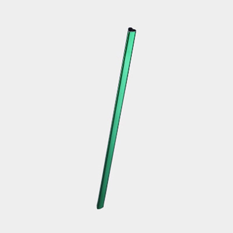 1pcs Drinking Straw Heart-shaped Straw Stainless Steel Reusable Straws Bar Boba Bubble Tea Milkshake Straight Straws Tubes: Green