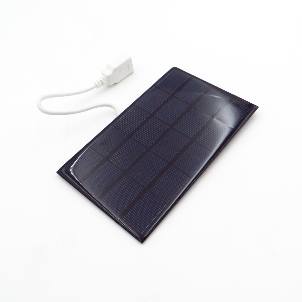 5v 2 watt zonnecellen met usb poly li-ion batterijlader powerbank spanning led lamp zonnepaneel 5 vdc met draad
