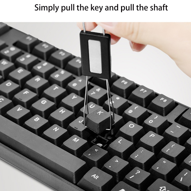 Metal Computer Keycap Puller Stainless Steel Key Removal Tool Key Cap Remover for Mechanical Gaming Keyboard Key