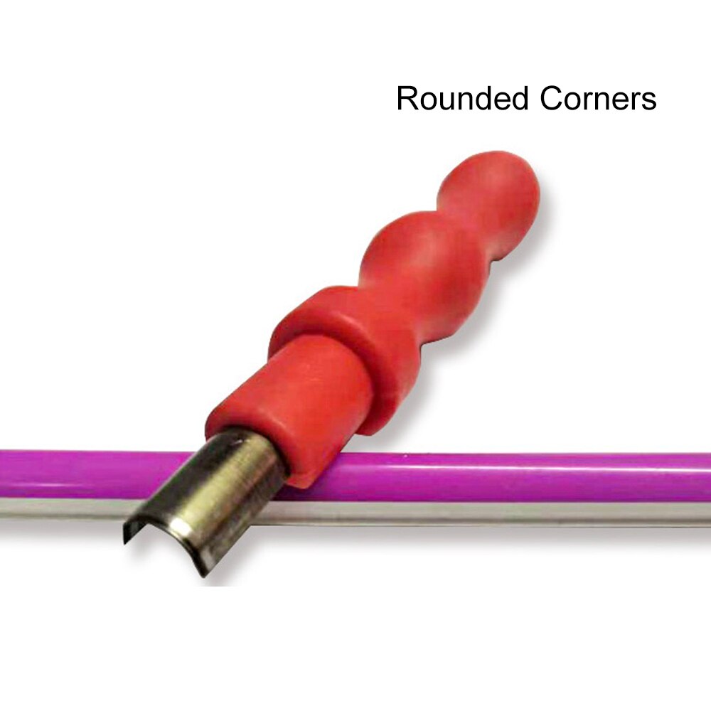 Dzielona lampa neonowa kątowy nóż łukowy nóż robić rzeźbienia ręczny scyzoryk miękki pasek silikonowy akcesoria: Rounded Corners 1