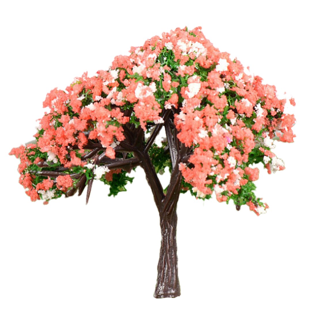 30 Pcs HO 1:85 6.7cm Scale Delonix Regia Model+5.8cm Scale Hibiscus Tree+6cm Scale Kapok Tree Model For DIY Scenery Landscape