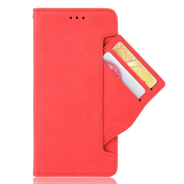 XR20 5G Telefoon Case Lederen Card Slot Verwijderbare Portemonnee Boek Coque Voor Nokia XR20 Case Nokia Xr 20 X R Flip Cover Shockproof: Rood