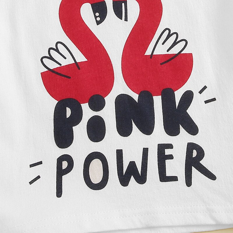 Meisjes Roze Homewear Pak Katoenen T-shirt Tops + Bloemen Gedrukt Shorts Pyjama Sets 2-9 Jaar