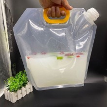 1 X Beer Packaging Bag 1.5/2.5/5L Stand-up Plastic Drink Packaging Bag Pouch Beer Beverage Container Fruit Juice Coffee Party