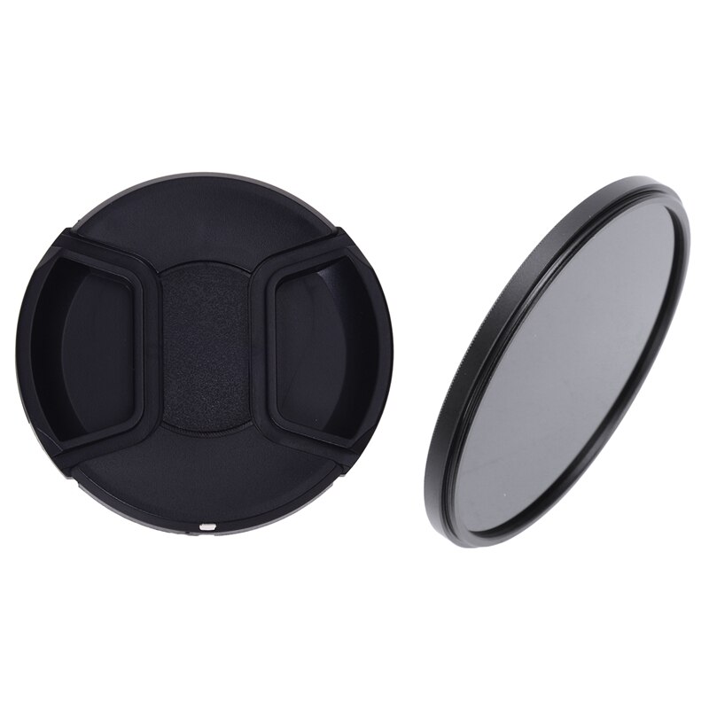 77mm ND1000 Neutral Density Filter for Nikon Canon UK SR1Q & Univeral 77mm Front Lens Cap Cover for DSLR SLR Camera