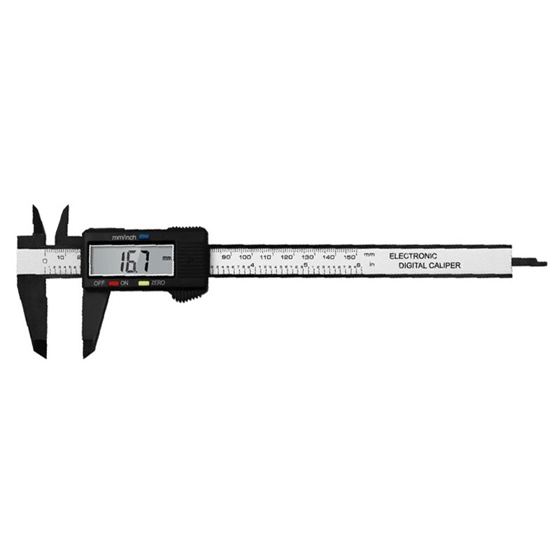 Digital caliper elektroniske digitale vernier calipers 6 inch 0-150mm præcision mikrometer måling caliper målere rustfrit stål: C