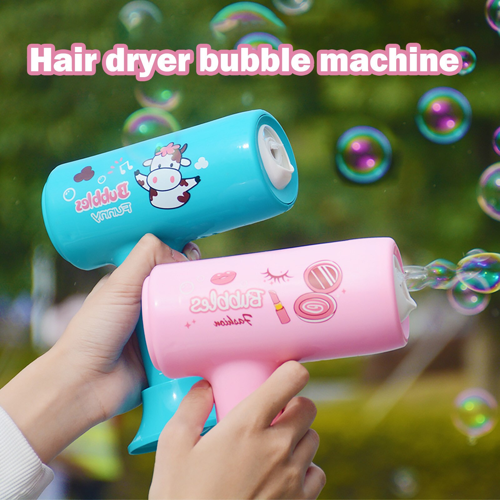 Bubble Machine Föhn Bedienen Indoor Outdoor Bubble Maker Speelgoed (23Ml) zeep Automatische Bubble Maker Baby Badkamer Speelgoed