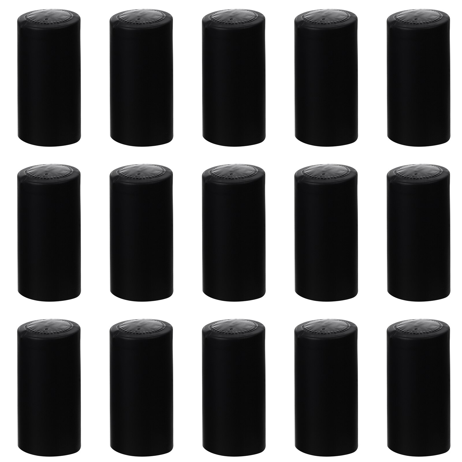 50Pcs Wijn Fles Krimpkous Capsules Professionele Fles Krimpen Caps: Black