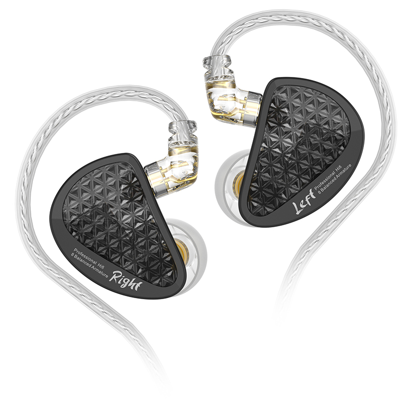 Kz As16 Pro In Oor Oortelefoon 16ba Gebalanceerde Armatuur Hifi Basmonitor Hoofdtelefoon Ruisonderdrukking Oordopjes Sport Headset