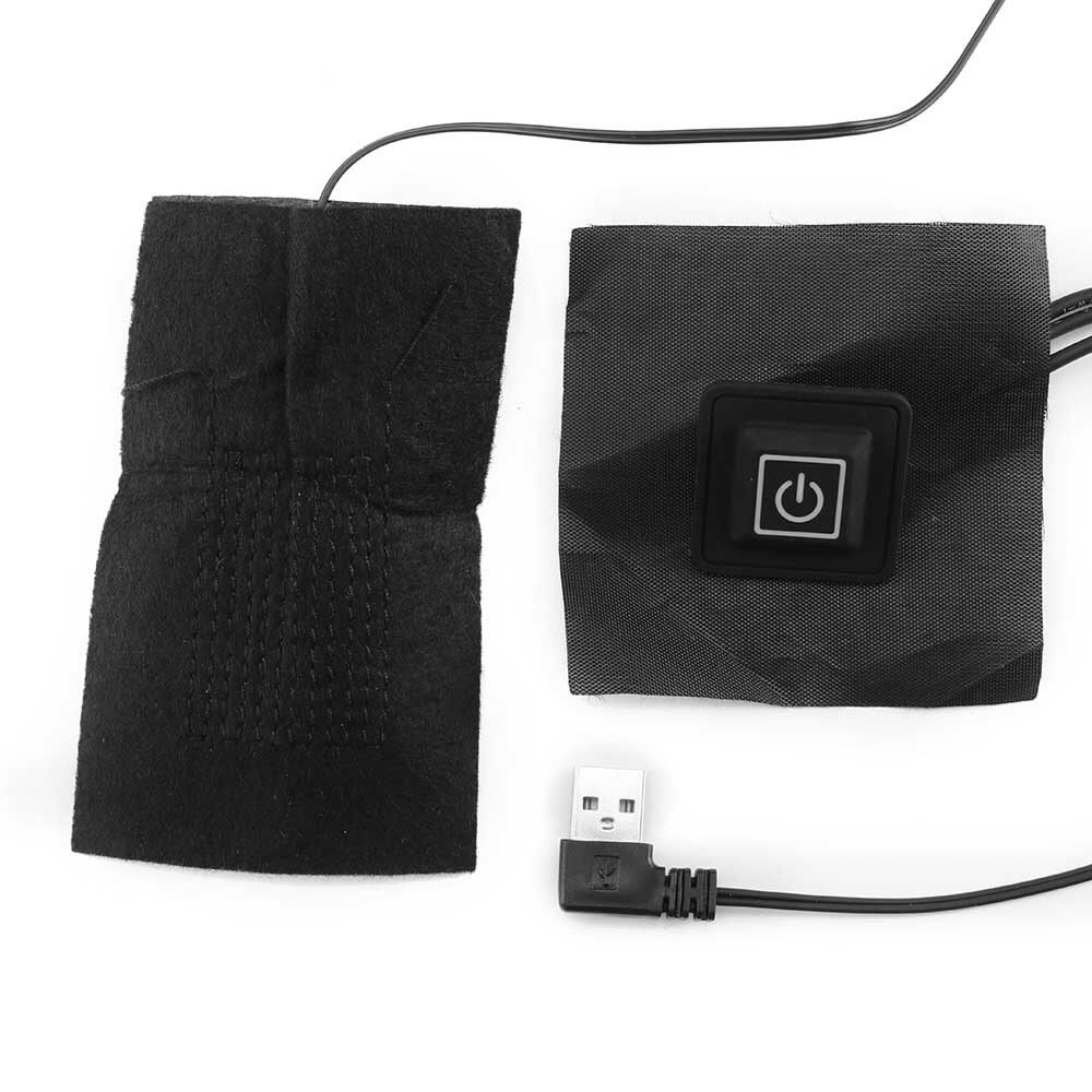 Practical 1pc Portable USB Electric Heating Pad 3 Gear Adjusted Temperature DIY Thermal Vest Clothing Heated Pads Warmer