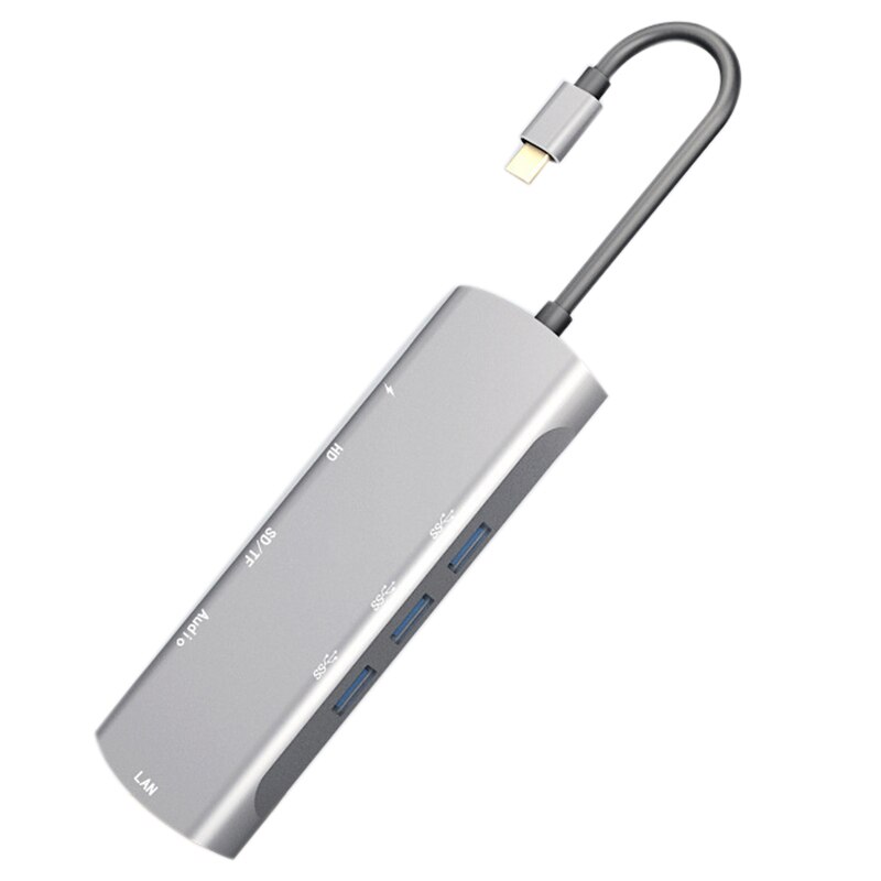 Type-C Gigabit Poort/Hdmi Negen-In-een Hub Extension Dock