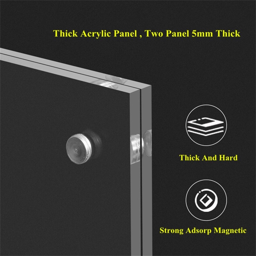 100*150Mm Dubbelzijdig Clear Acryl Menu Papier Houder Stand Plastic Tafel Teken Kaarthouder Desktop Bericht Poster display Stand