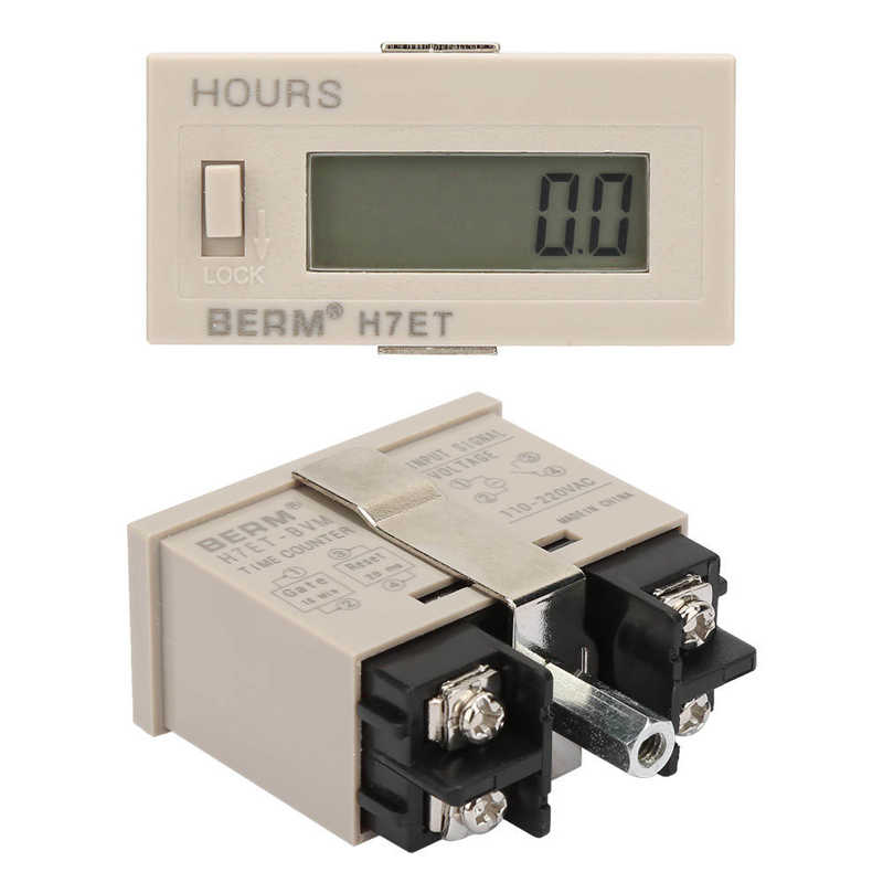 Elektrische Zähler AC 110-220V H7ET BVM Digitale Elektrische Zähler Zähler mit 6 Ziffer LCD Anzeige Contador Digital