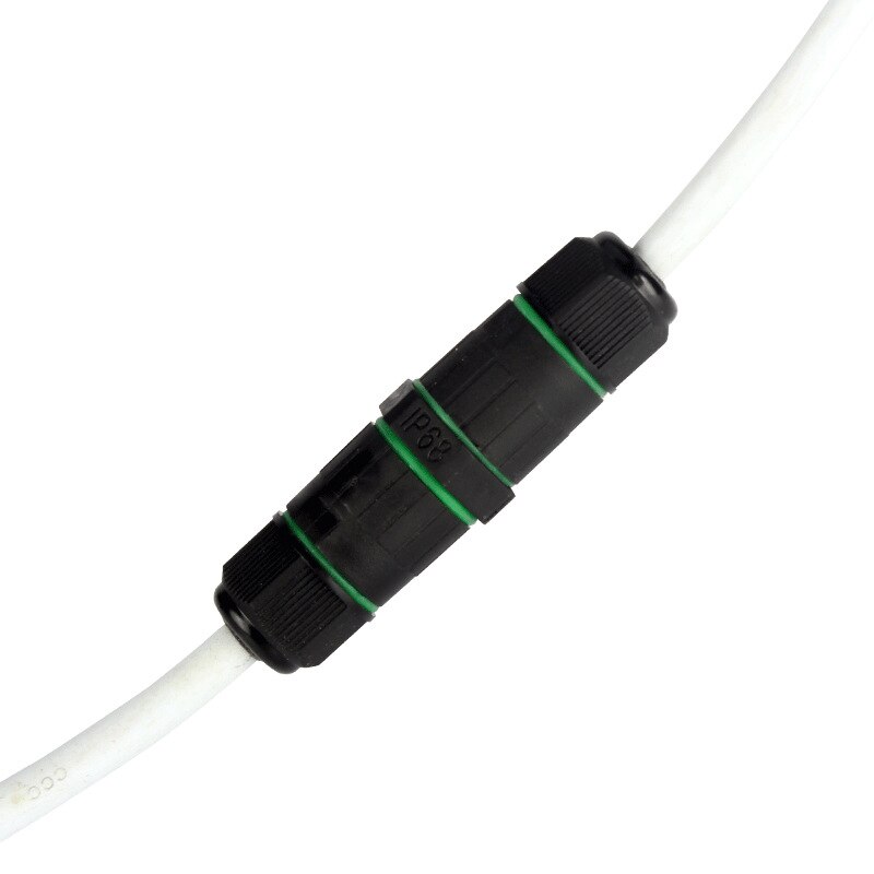 1pc vanntett koblingsboks 3 -veis koblingsboks utendørs 3 pins elektrisk kabel ledningskontakt vanntett koblingsboks