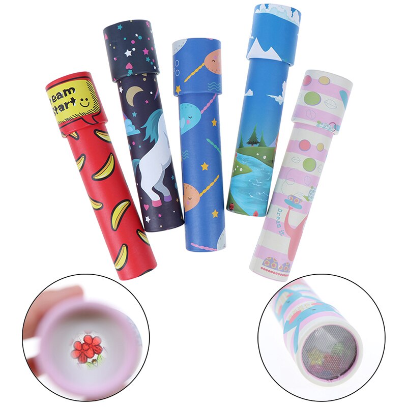 Giocattoli classici Caleidoscopio Magico di Rotazione Mondo Colorato Giocattolo per I Bambini Autismo Bambini di puzzle del Giocattolo di Regalo di colore Casuale