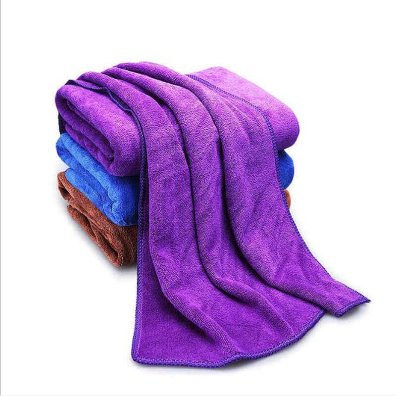 2pcs Microfibre Cleaning Auto Soft Cloth Washing Cloth Towel Duster 70*30cm hairdresser Car Home Cleaning Micro fiber Towels