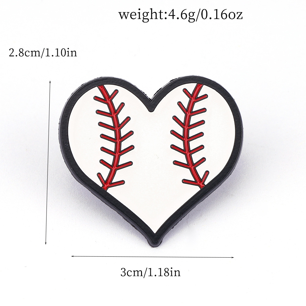 4Pcs/set Balls Enamel Pin Football Brooch Pines Lapel Pins Badge on Backpack Clothing Accessories Jewelry Friends