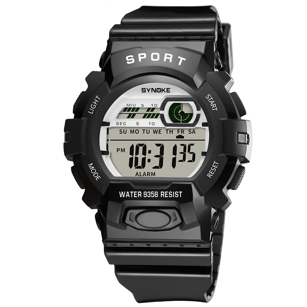 Synoke Sport Kinderen Digitale Horloge Waterdicht Wekker Datum Horloge Horloges Kinderen Horloges