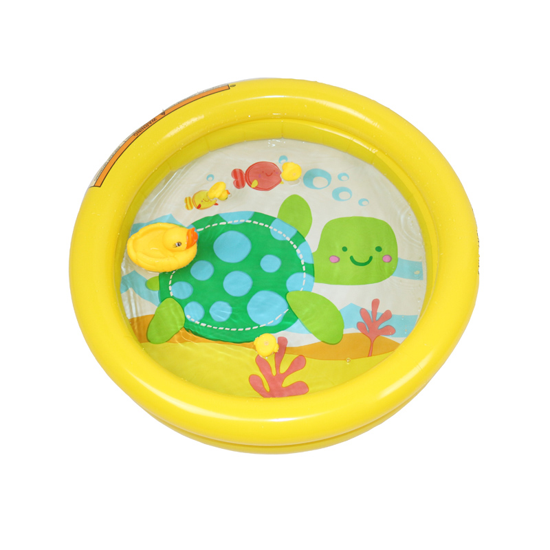 baby swimming pool 61*15cm summer play pool inflatable lovely animal turtle printed bottom kid child swimming pool octopus: turtle