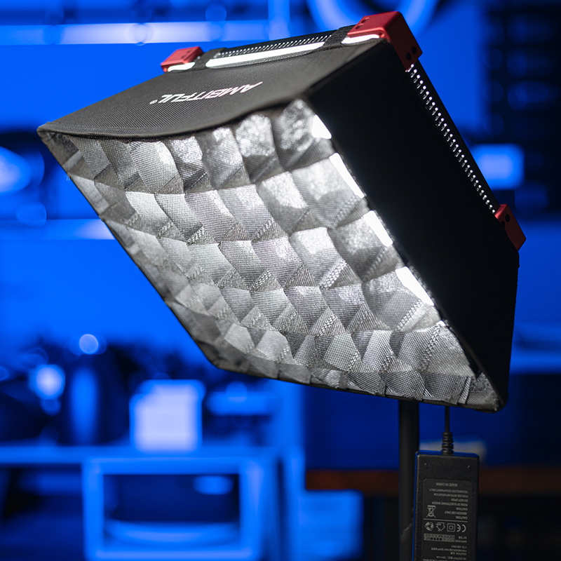 AMBITFUL-difusor de luz LED para vídeo, rejilla de panal, Softbox (solo caja difusora), LEDP60C