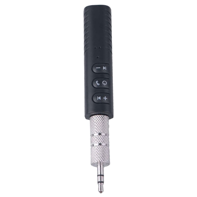 2 stk bluetooth o adapter 3.5mm aux adapter bluetooth  v5.0 sender modtager trådløs aux o musik