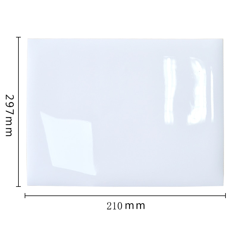 Magnet whiteboard A4 soft magnetic board, Dry Erase drawing and recording board For Fridge Refrigerator with Free gif