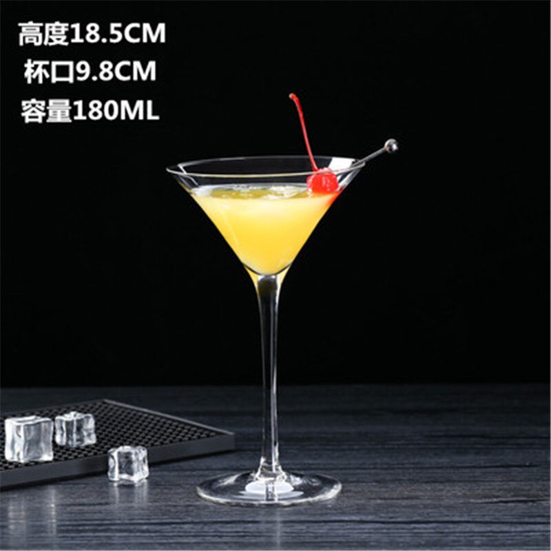 Coctail Wine Whiskey Glass Barware Juice Milk Cup Tea Wine Cocktail Glass Cup Mug Bottle With Drinking: o180ml