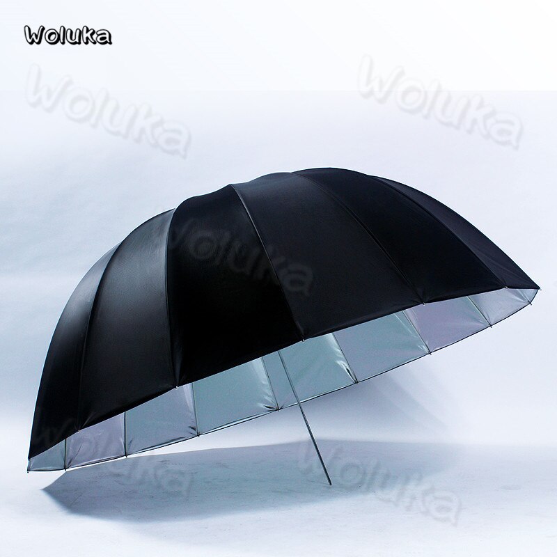 33 inch 85cm Reflective umbrella Reflective softbox quick open Umbrella 16 Fiber Bone Black Silver Photography Umbrella CD50 T06