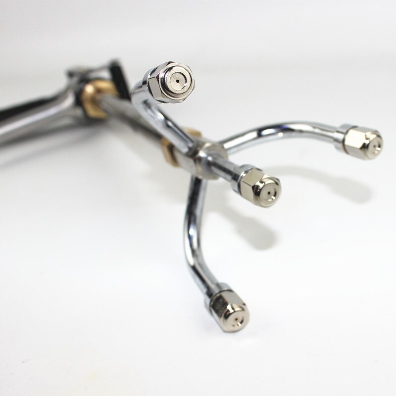 Messing-Sprühdüse 4-Loch - Verstellbar 1-3m Für Gartenbewässerung & Kühlung