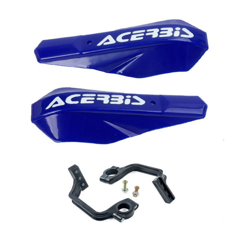 Para ktm honda yamaha suzuki pit bicicleta da universal motocicleta mão guardas lidar protetor handguard guiador pro: Azul