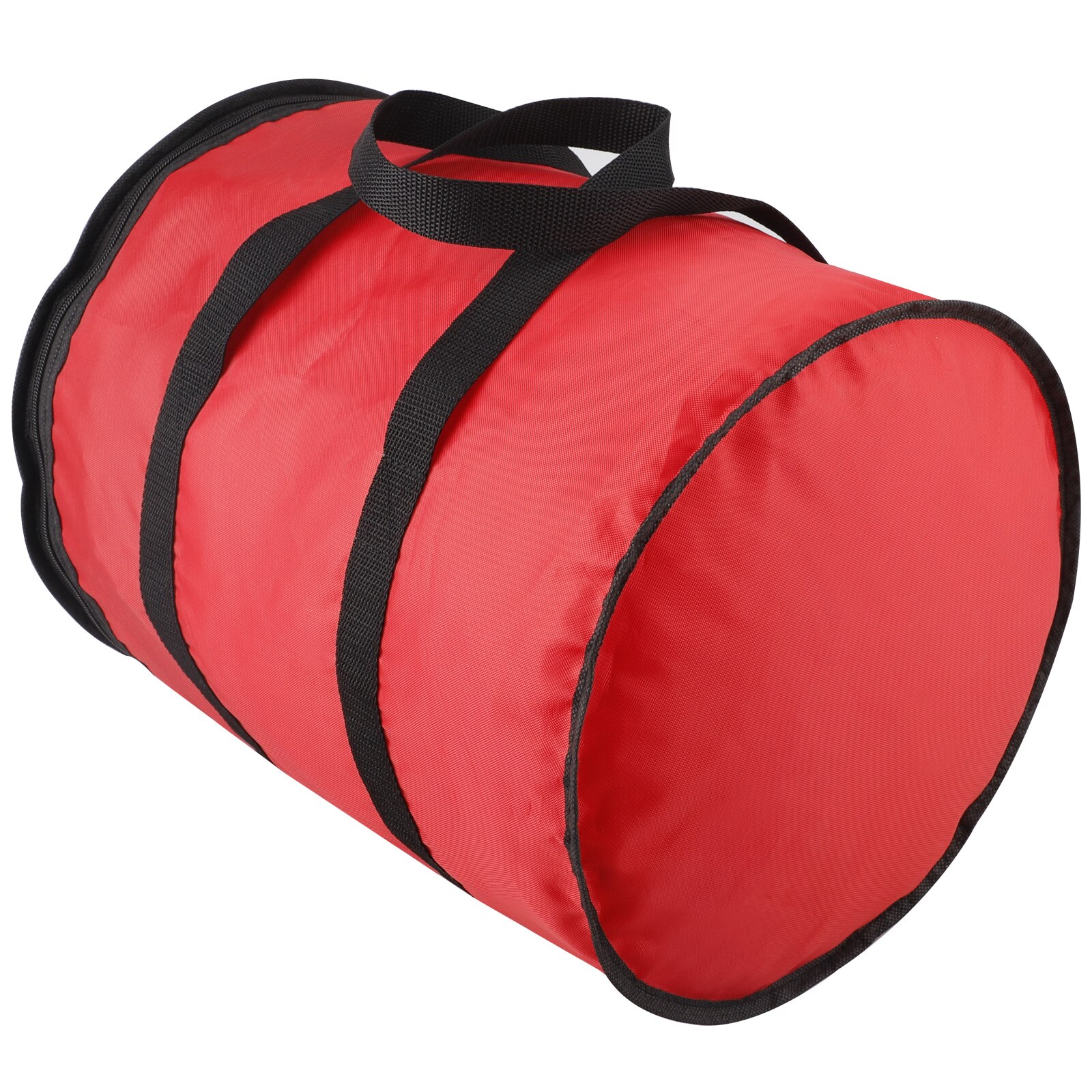 Nylon oppbevaringspose arrangør oppbevaring oppbevarings zip-pose 31 x 31 x 38cm nylon materiale lett å oppbevare julelys oppbevaringspose: Rød