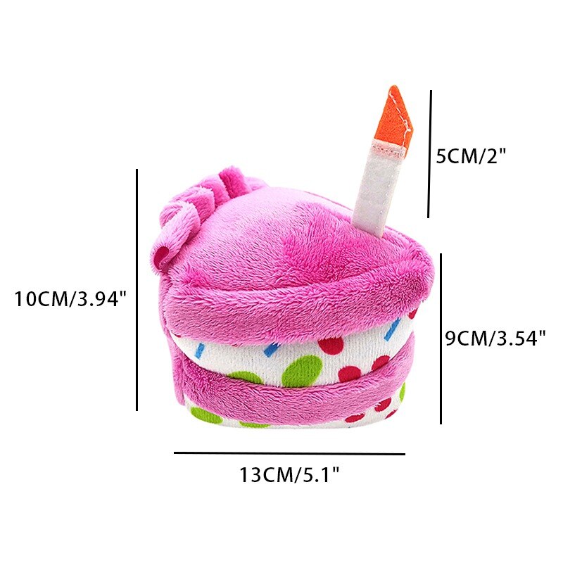 Toys Funny Plush Dog Pet Dog Toys Squeak Chew Sound Toy Pets Dog Cat Happy Birthday Toy