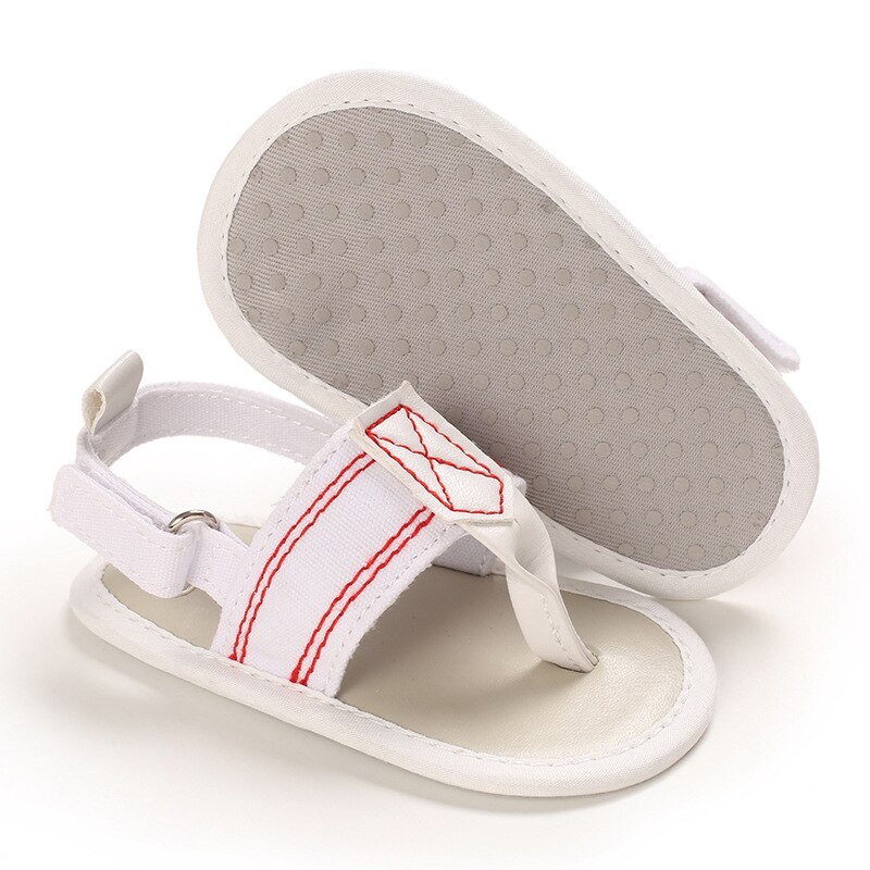 Zomer Sandalen Voor Baby Jongens Meisjes Sandaal Anti-Slip Zool Huis Slippers Peuter Eerste Wandelschoenen Sandalen: WHITE / 13-18 months